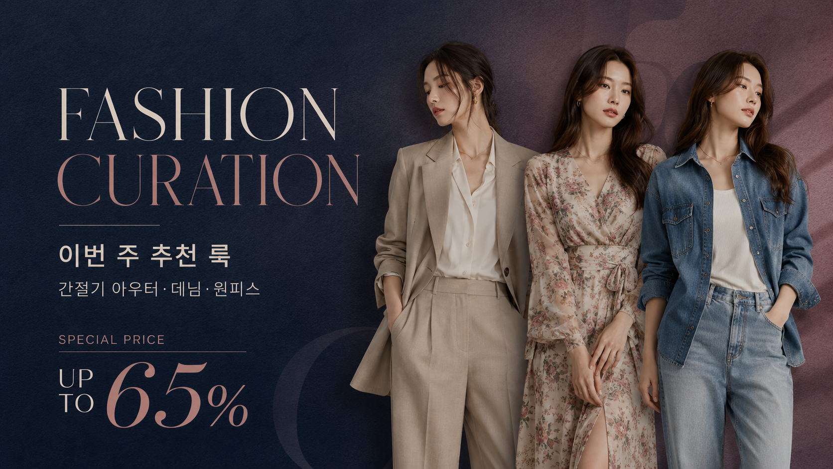 패션 프로모션 배너